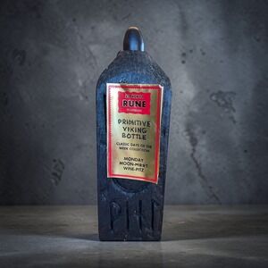 von Stiehl Winery Authentic Rune Primitive Viking Bottle Monday Charred Wood